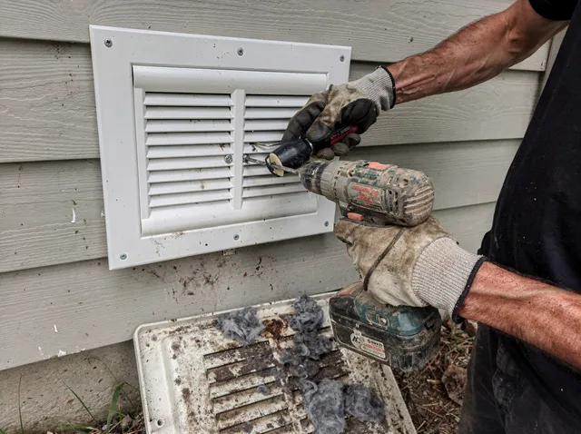 Dryer Vent Cover Replacement in Naugatuck