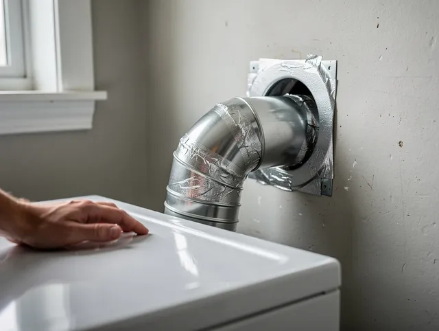 Naugatuck Dryer Vent Cleaning expert performing professional dryer vent repair and installation in Naugatuck