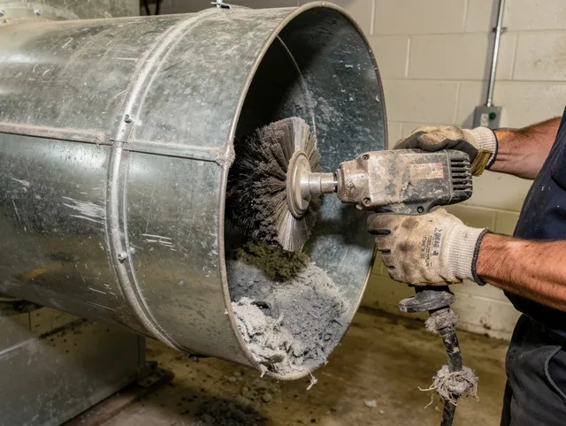 Industrial-grade dryer vent cleaning by Naugatuck Dryer Vent Cleaning in Naugatuck